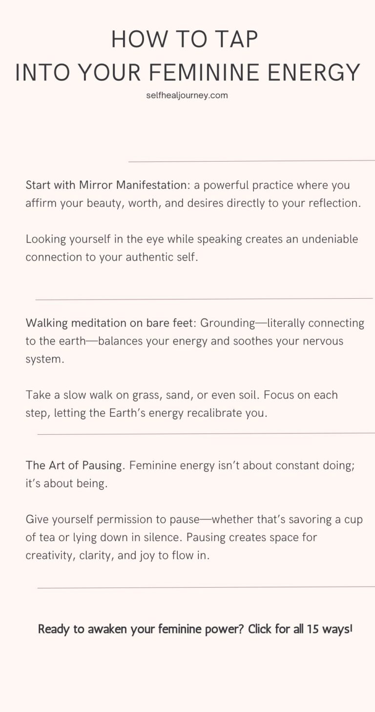 How To Tap Into Your Feminine Energy