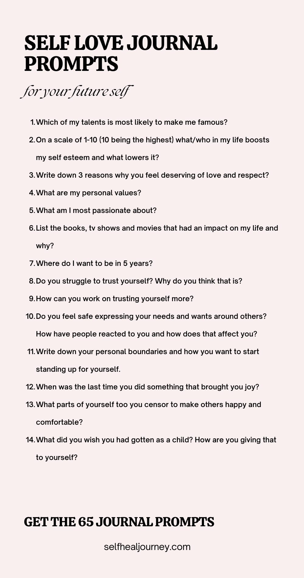 65 Self Love Journal Prompts That Will Raise Your Self Worth ...