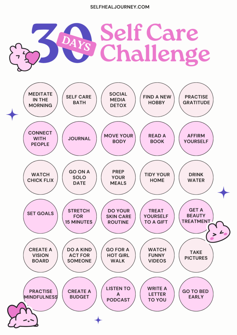 Try this Self care challenge for 30 Days to feel like yourself again