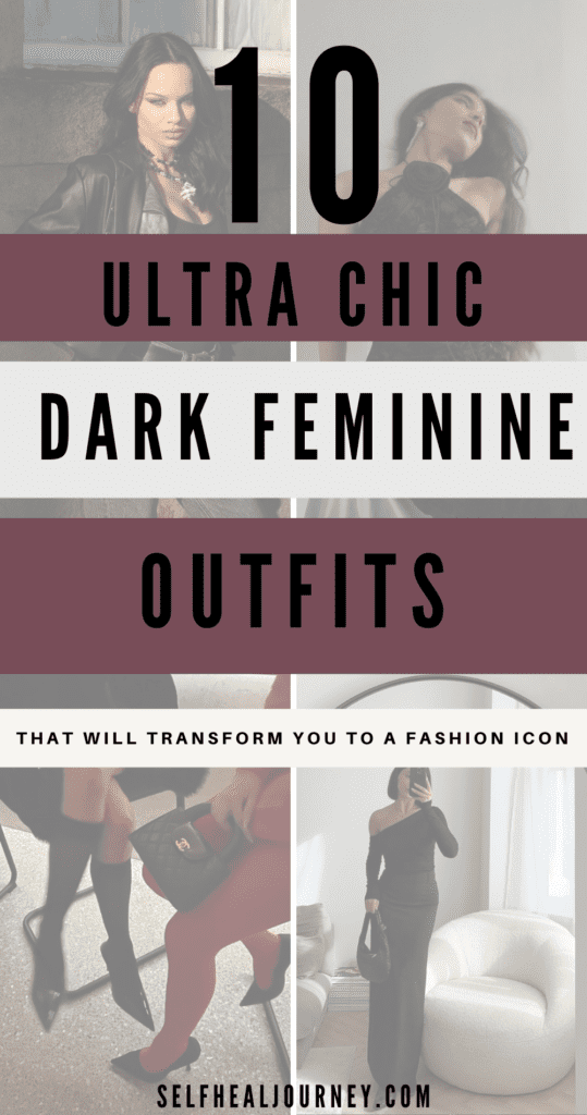 dark feminine outfits