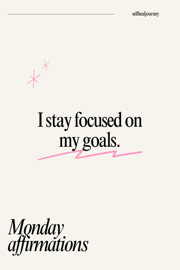 monday affirmations for work