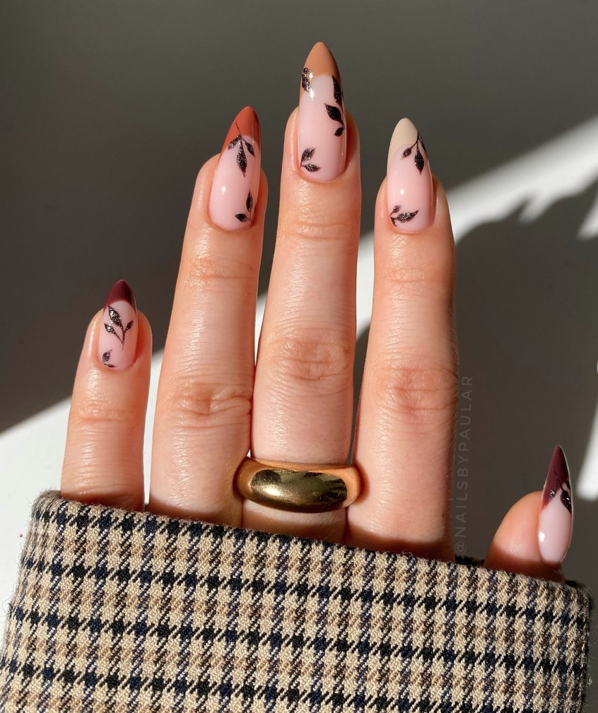 neutral fall nails