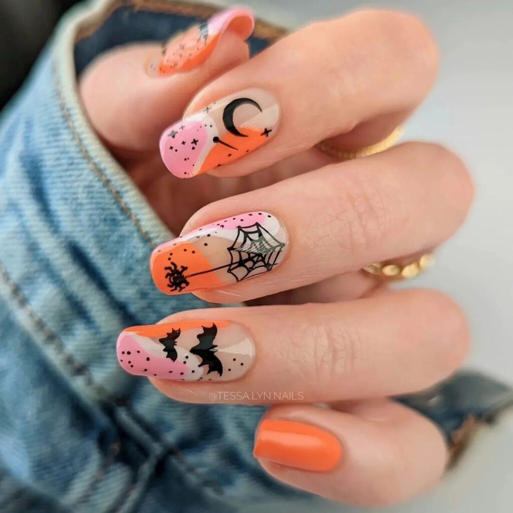 cute halloween nails