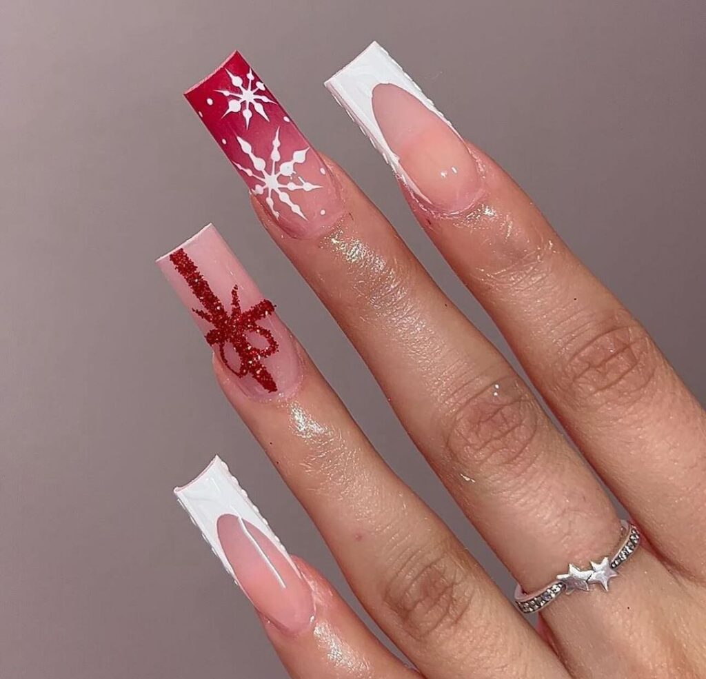 red and white christmas designs