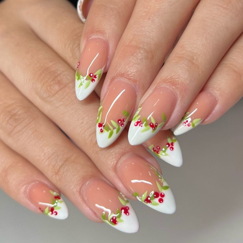 christmas tree nail ideas