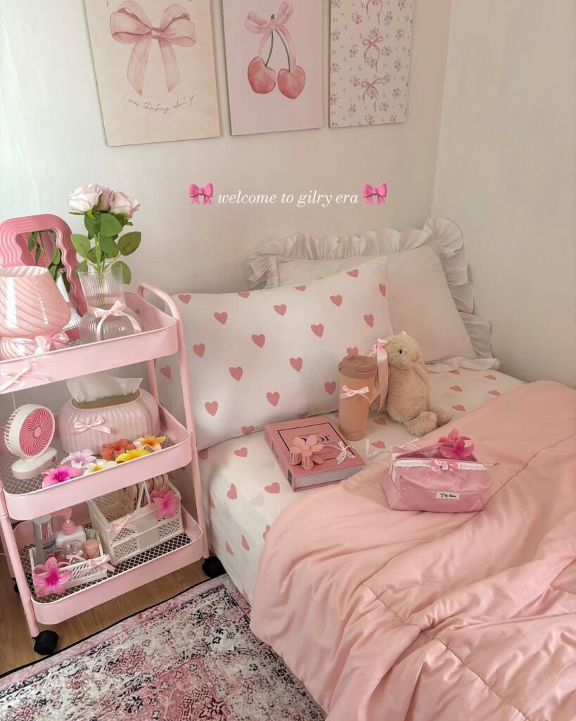 girly apartment aesthetic