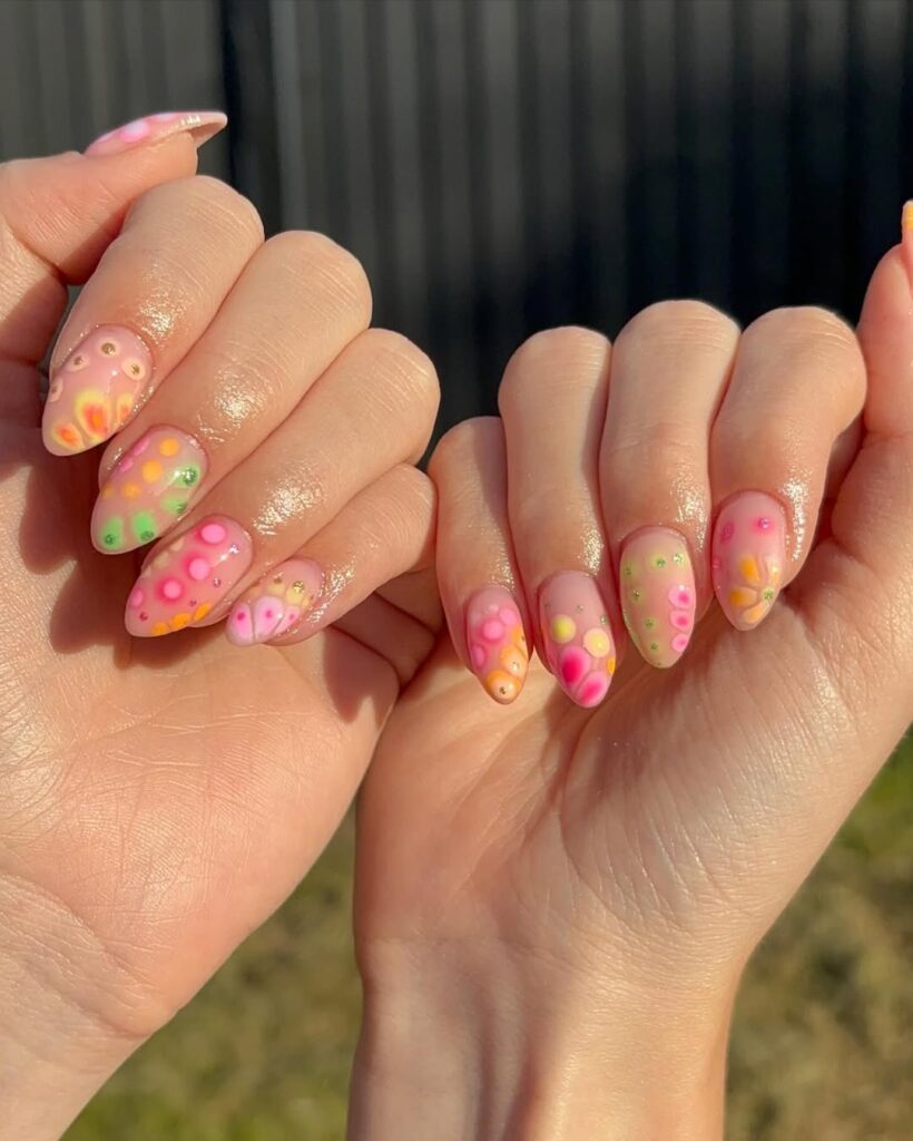 summer nail ideas almond shape