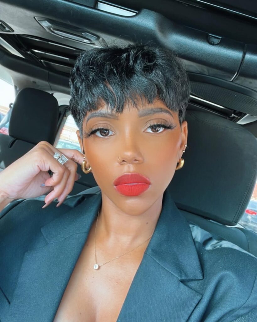 cute feminine pixie cut