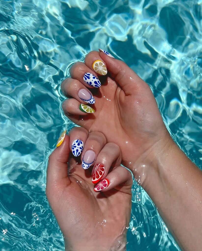 cute summer nails easy