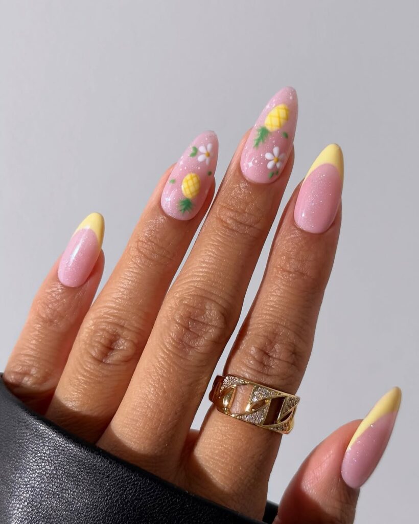 bright summer nails designs neon fun color combos ideas