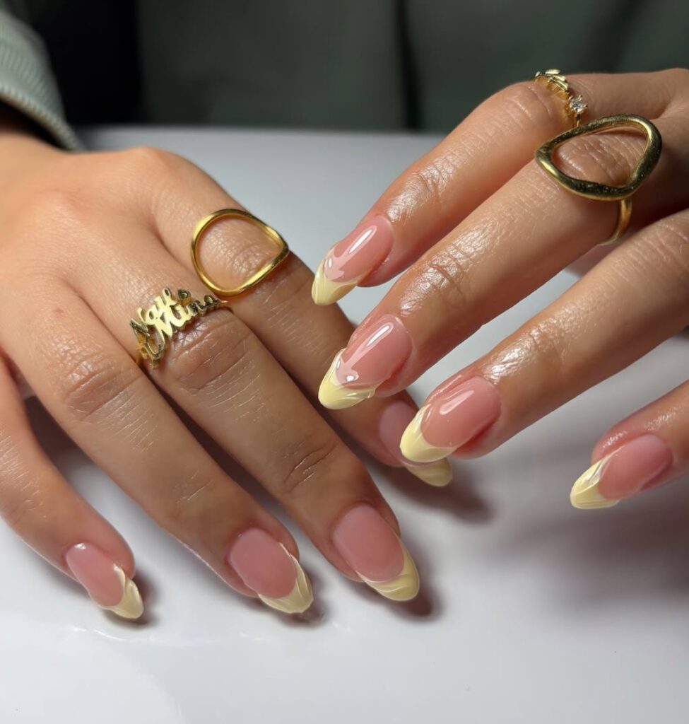 yellow nails