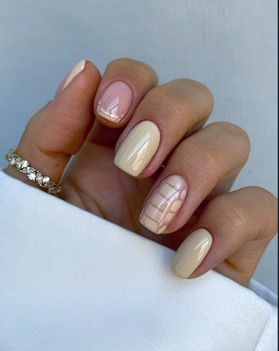butter yellow nails
