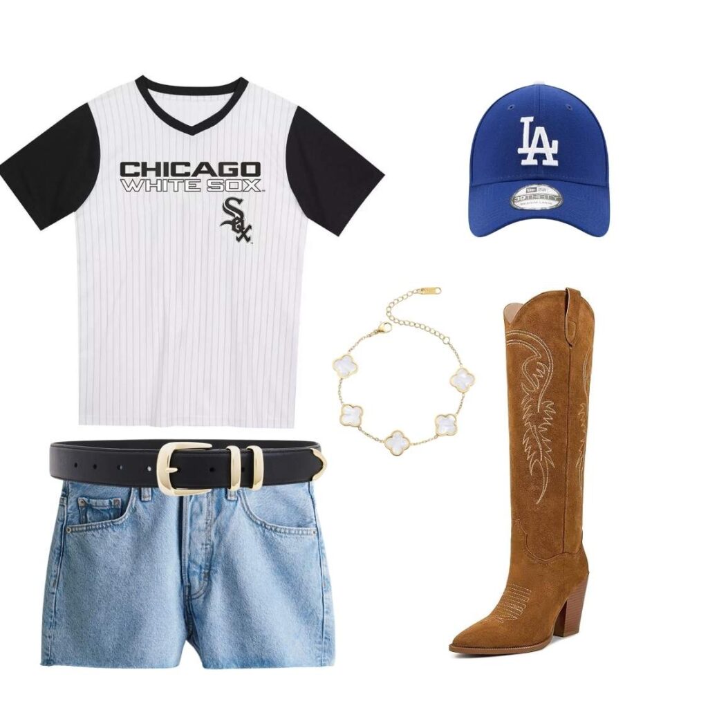 summer baseball game outfits
