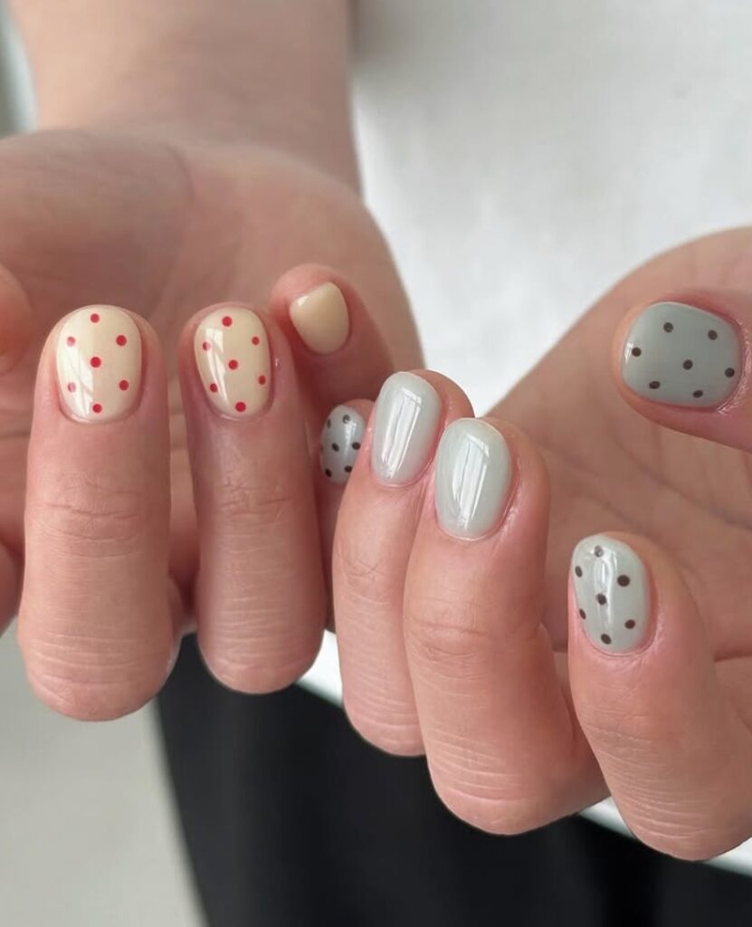 two color nail polish trend