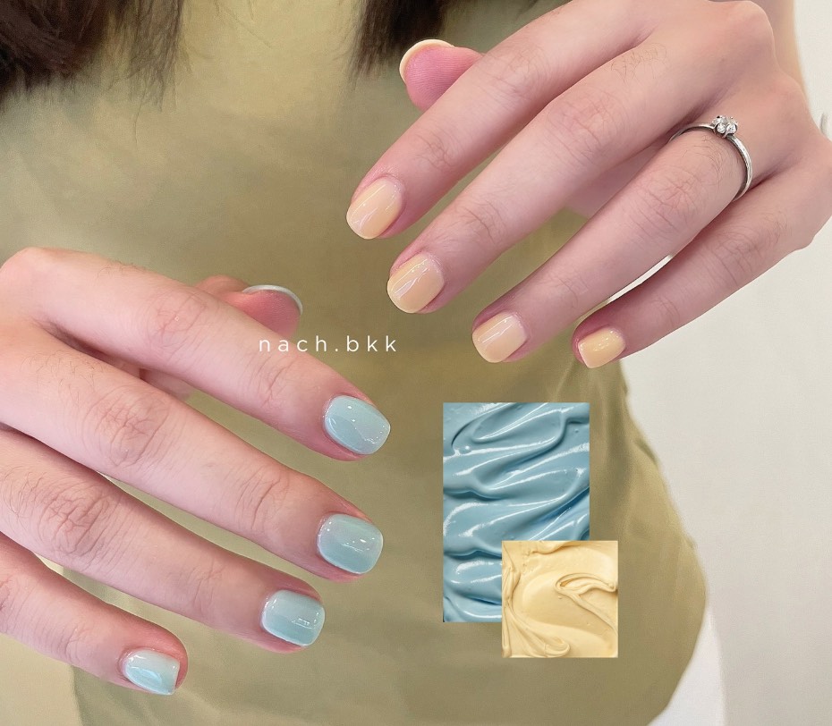 two tone nails