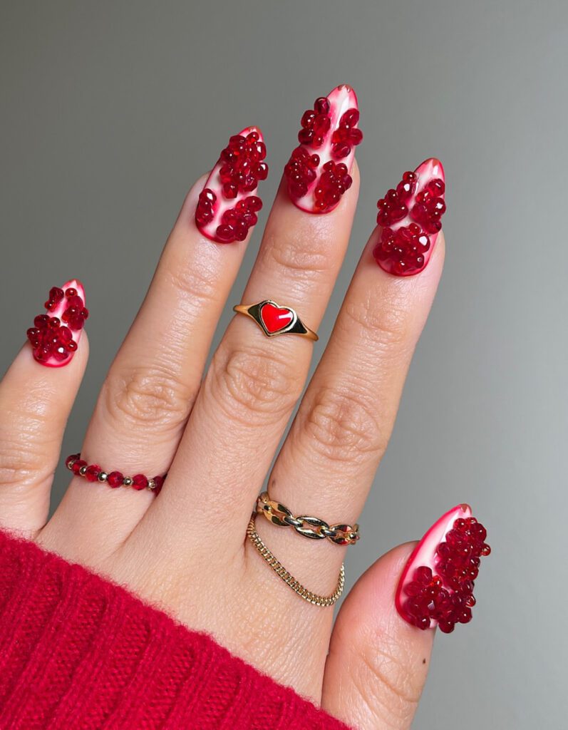 fruit nails 3d