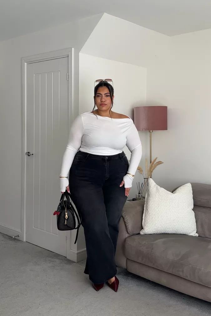 short curvy girl outfits