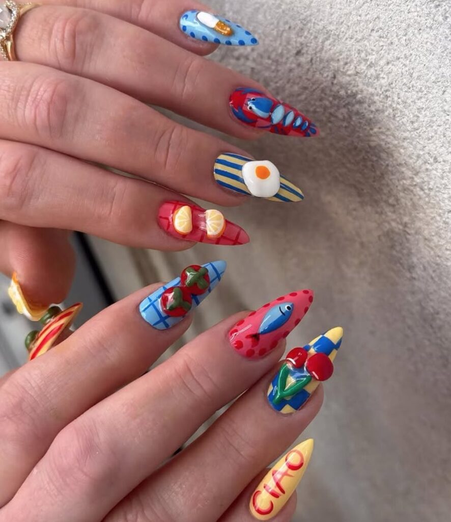 festival nails