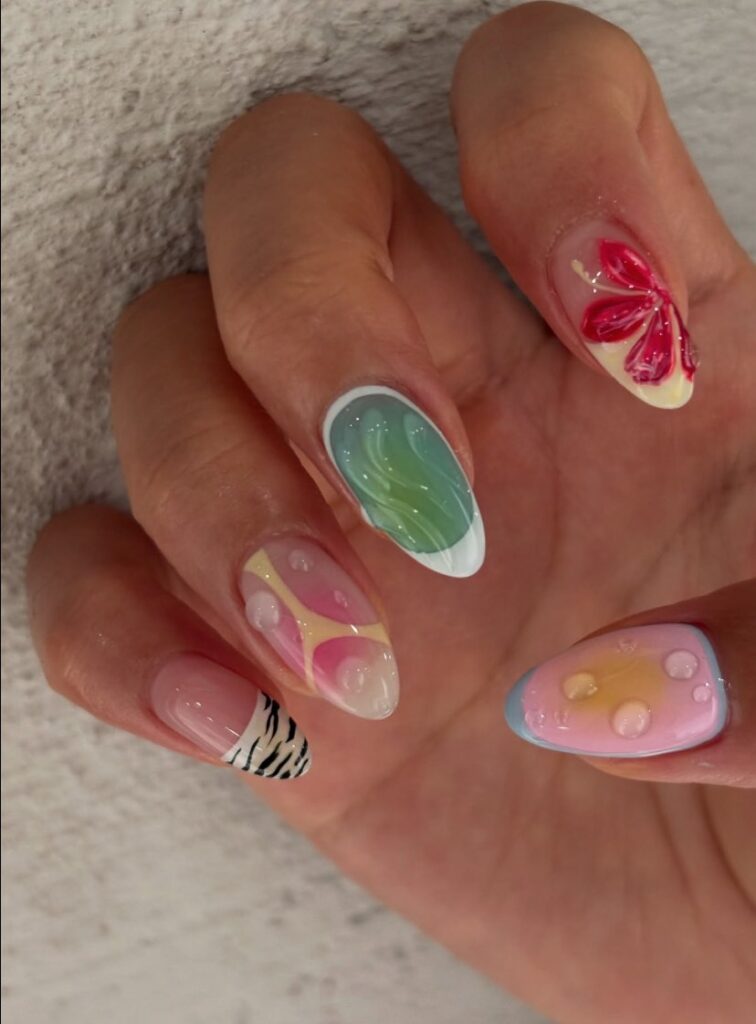 festival nails