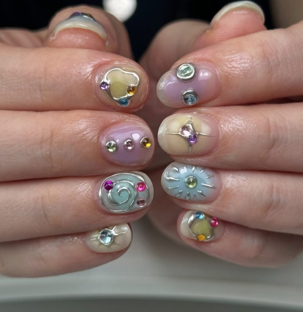 festival nails