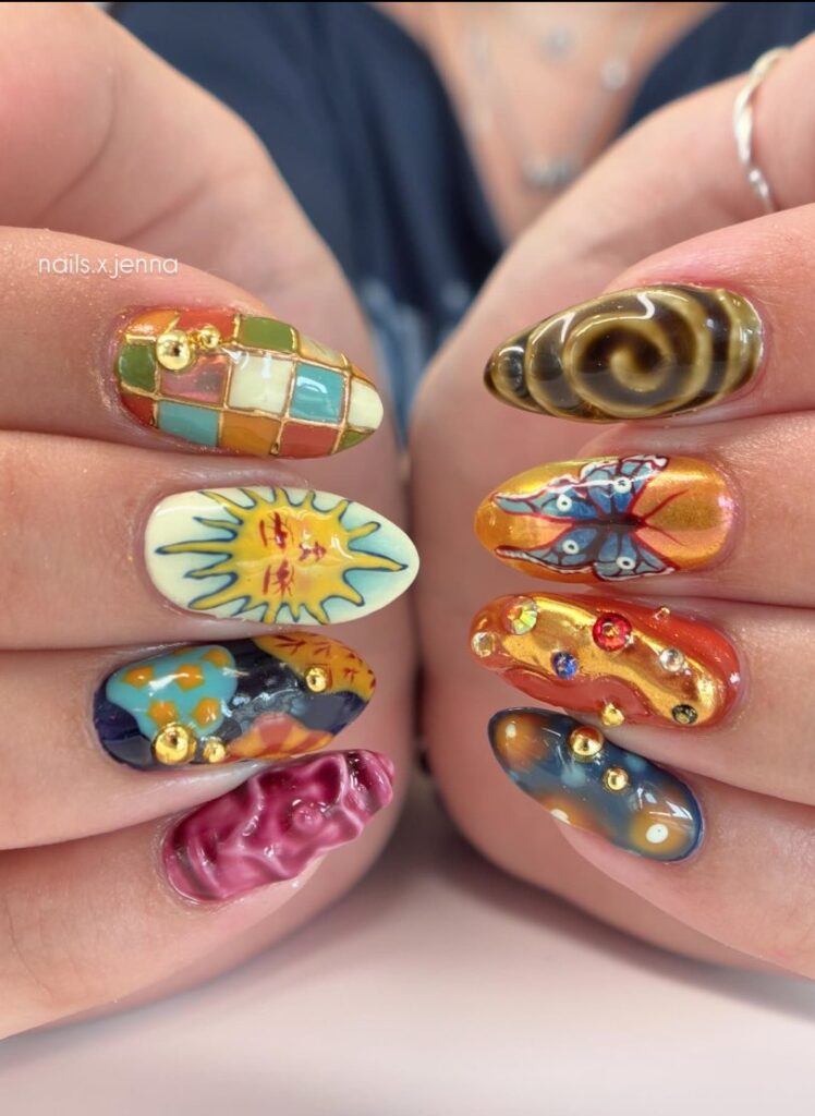 festival nails ideas