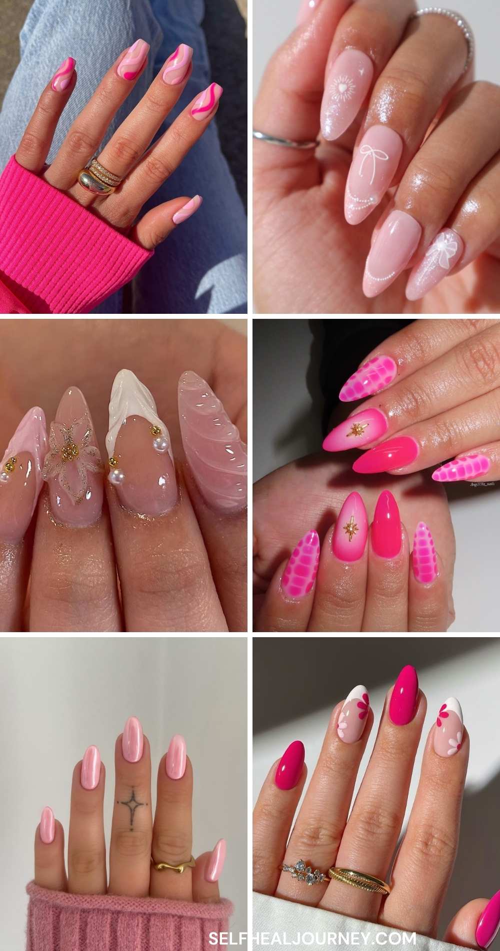 pink nails