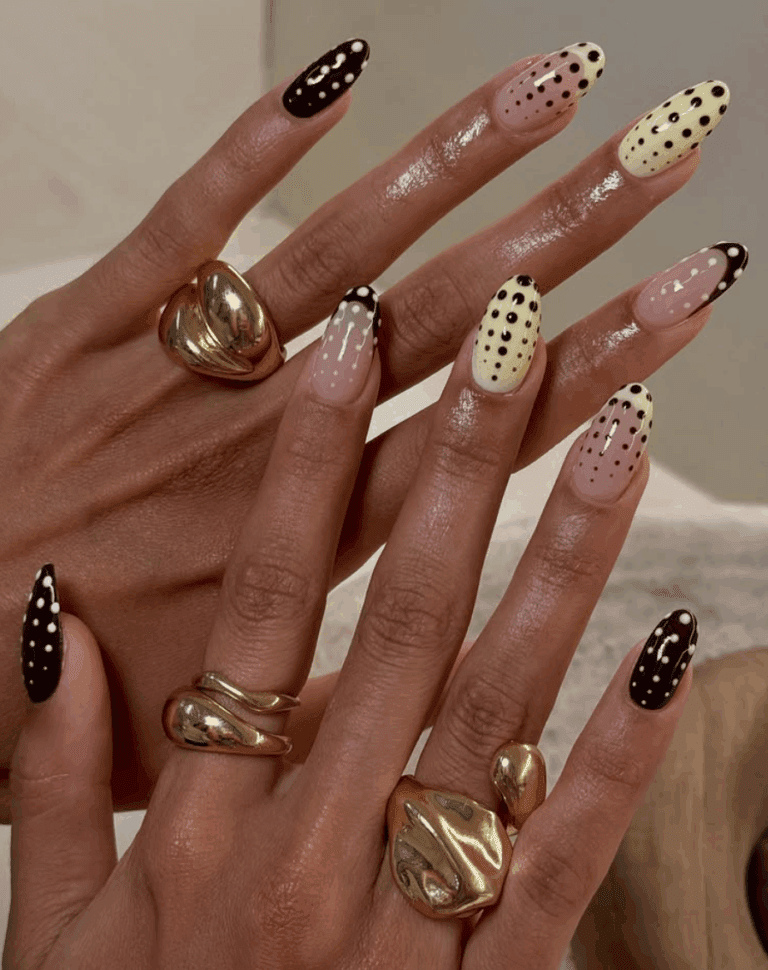 35 Polkadot Nails That Are In Right Now and Cuter Than Ever