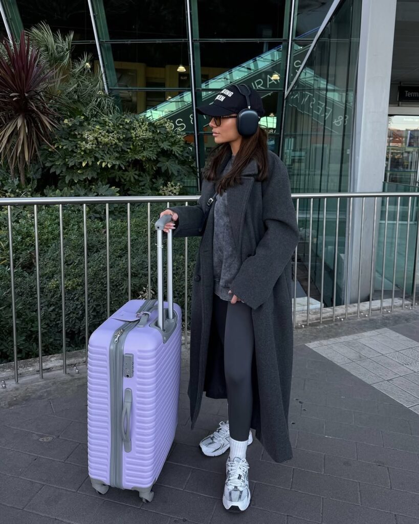 airport outfits winter