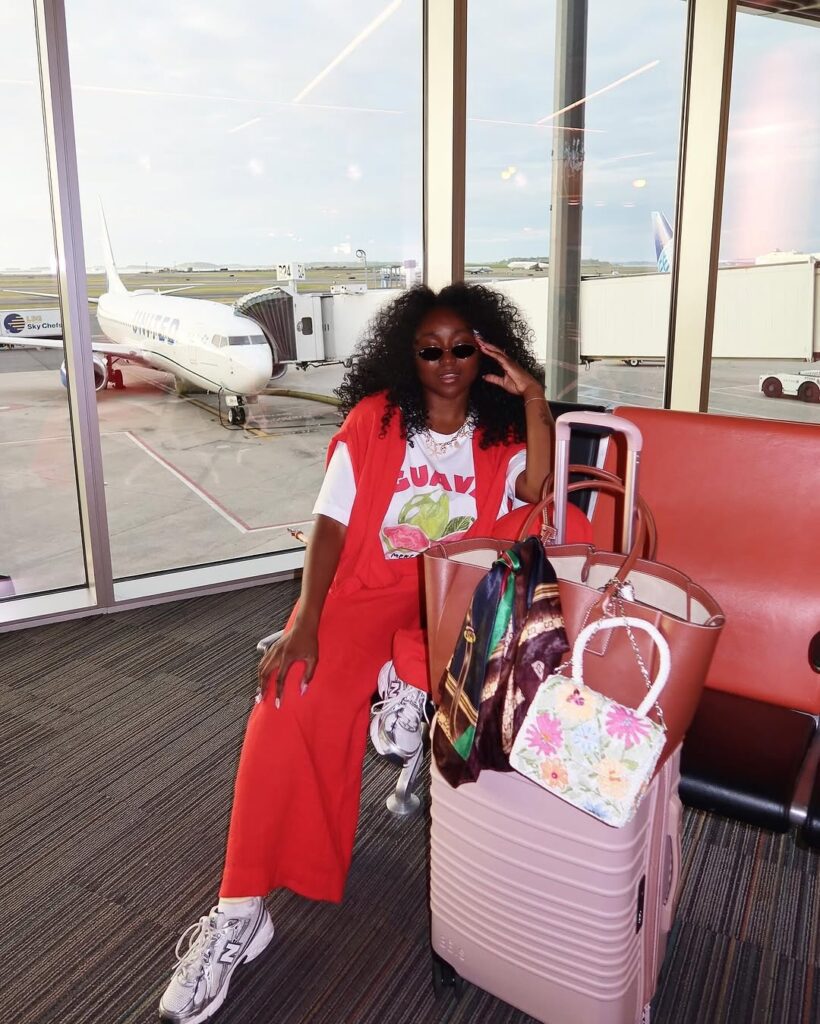 airport outfits comfy