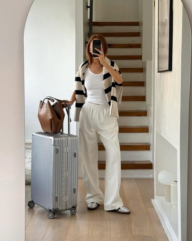airport outfits for women summer