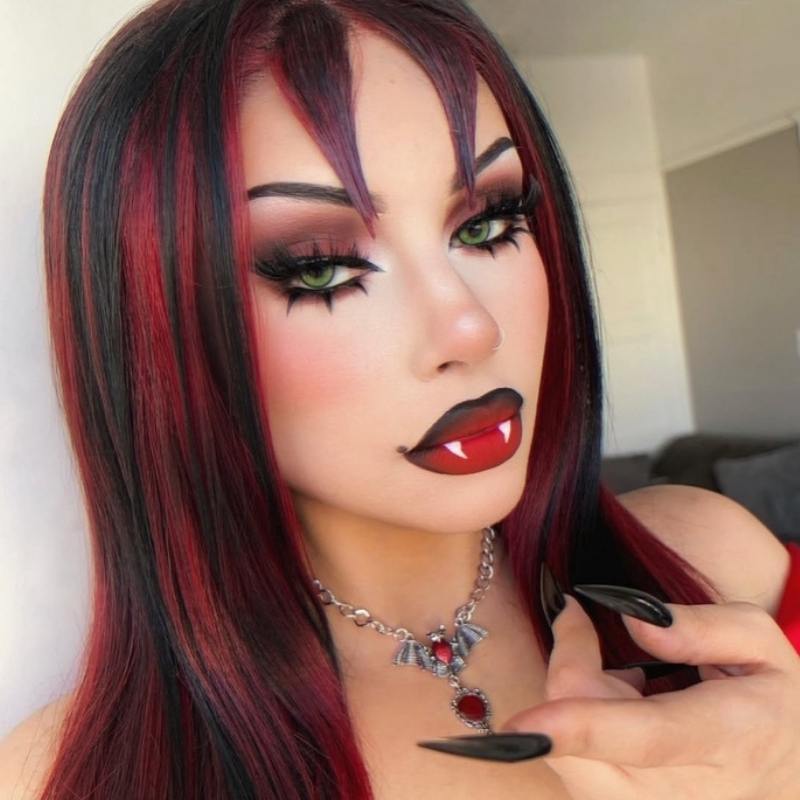 vampire halloween makeup