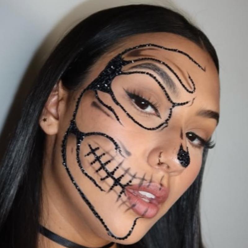 halloween face makeup