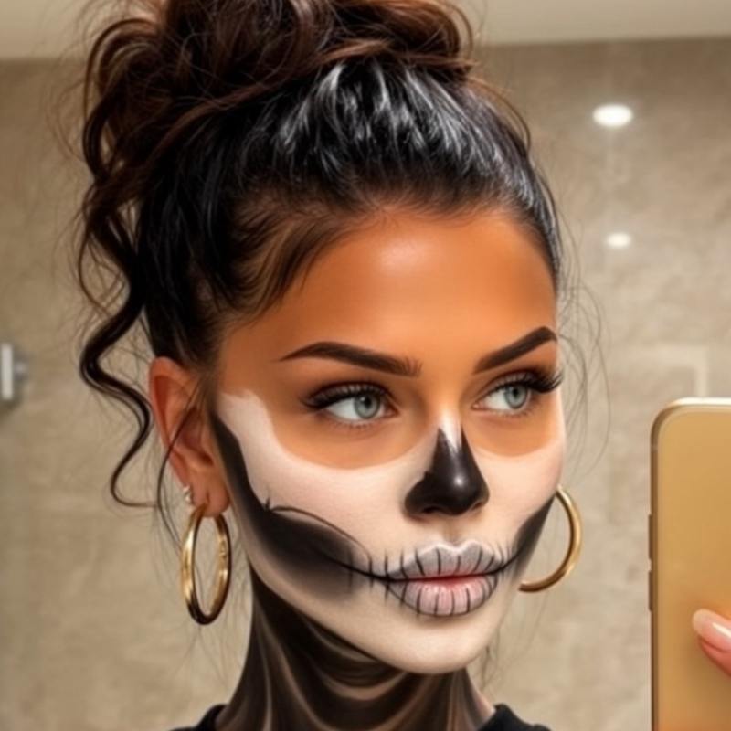 halloween face makeup