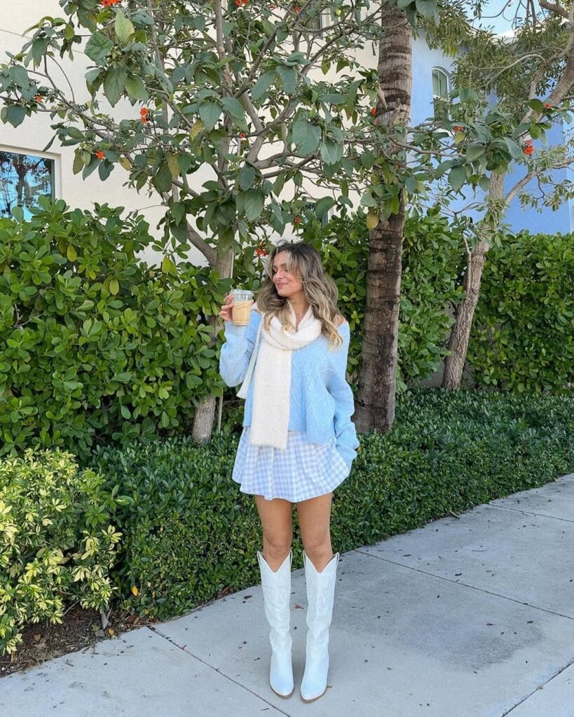 winter mini skirt outfits
