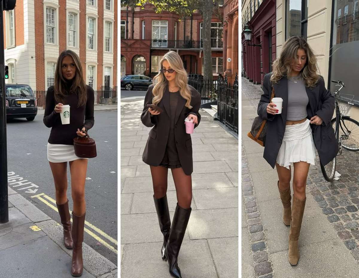 outfits with brown boots