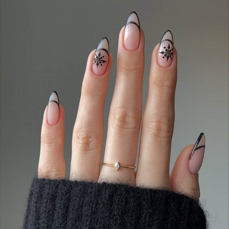 classy winter nails