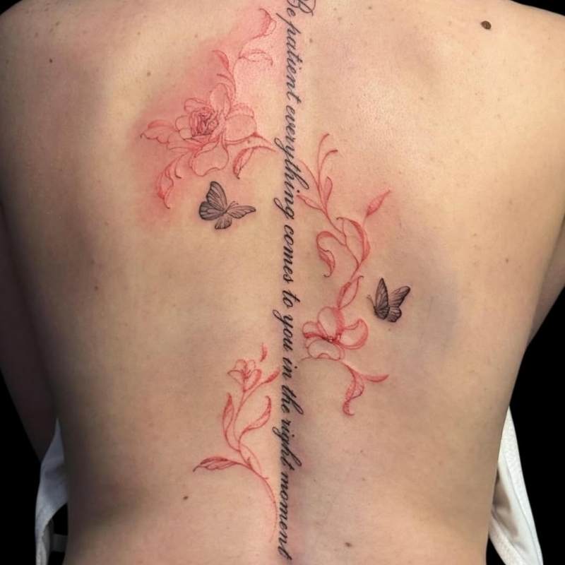 spine tattoos