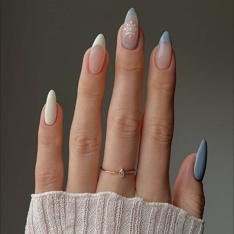 classy winter nails