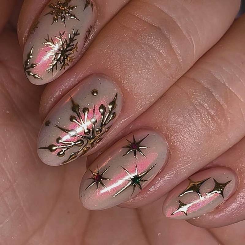 classy winter nails