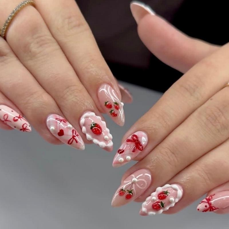 valentine's day nail designs