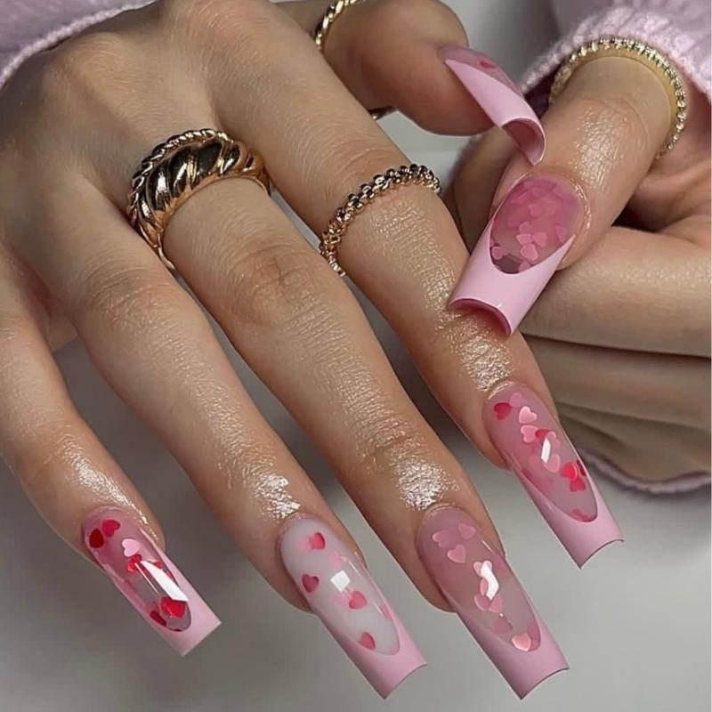valentine's day nails