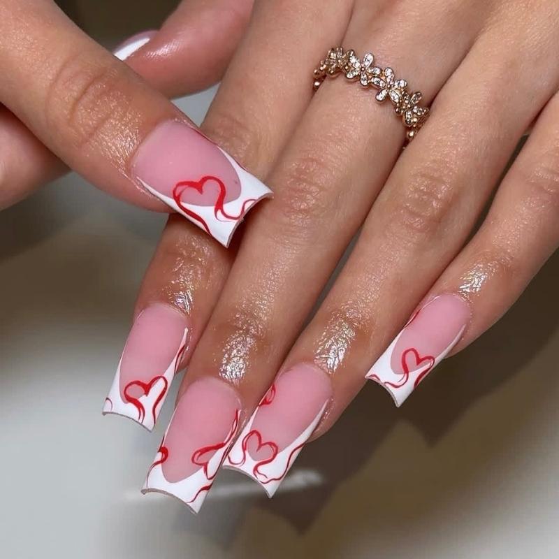 valentines day nails