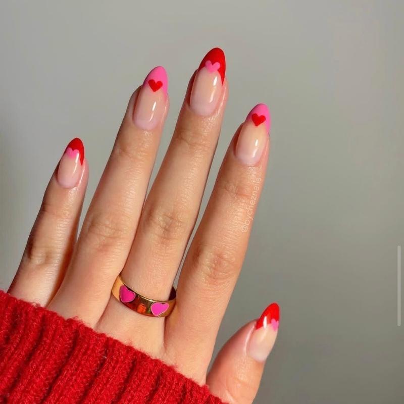valentine's day nails