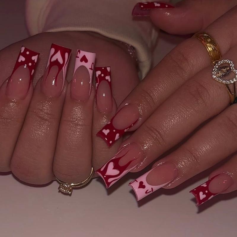 valentine day nails