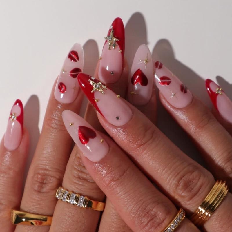 valentine nail designs