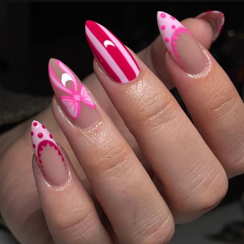 valentine day nails