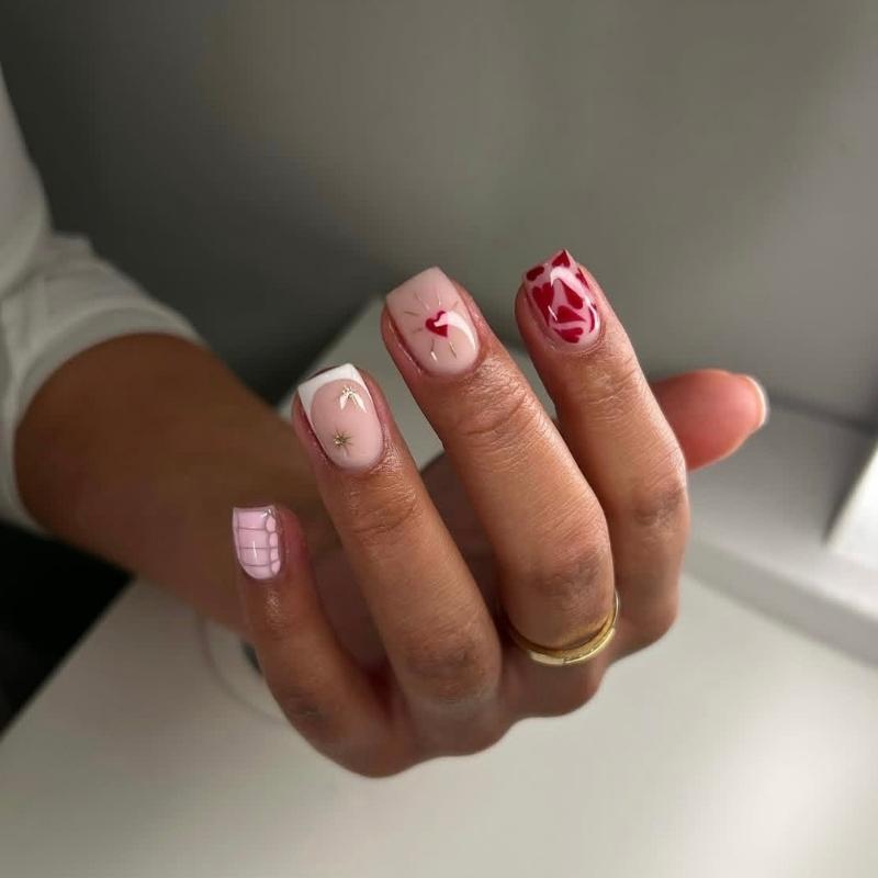valentines day nails