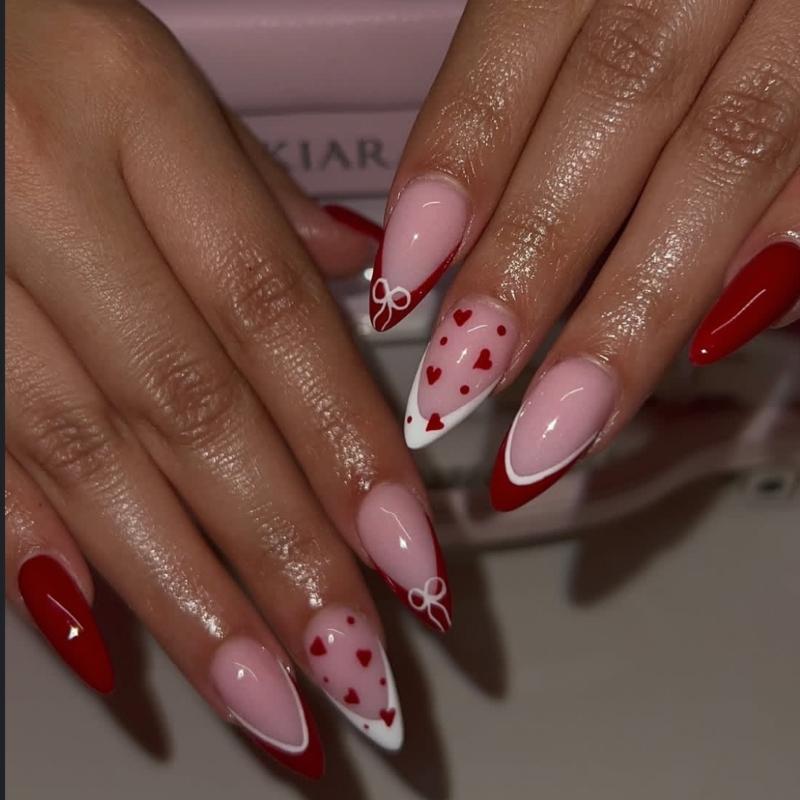 valentines day nails