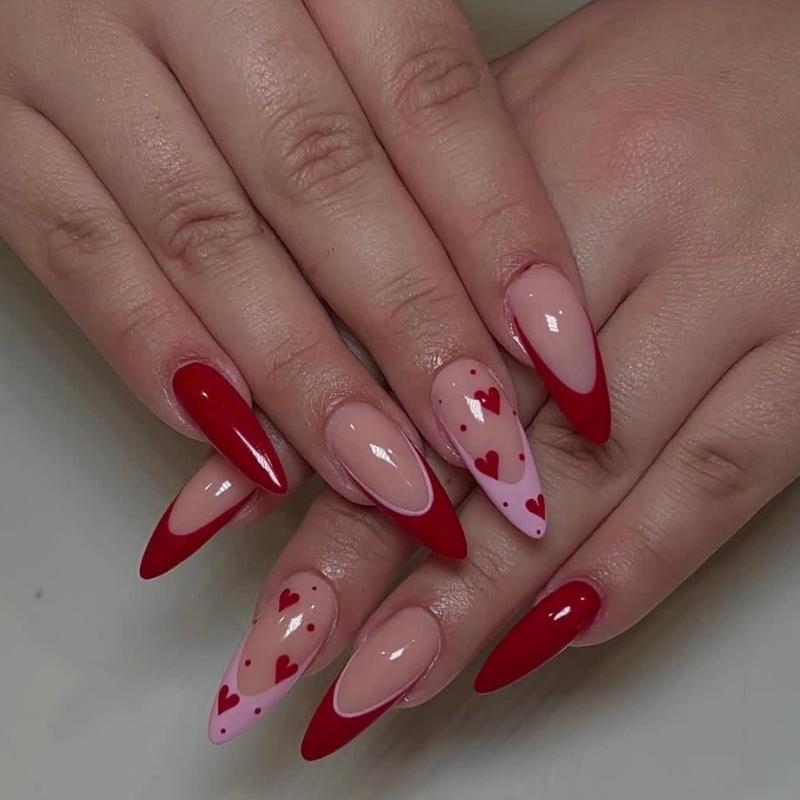 valentine nail designs