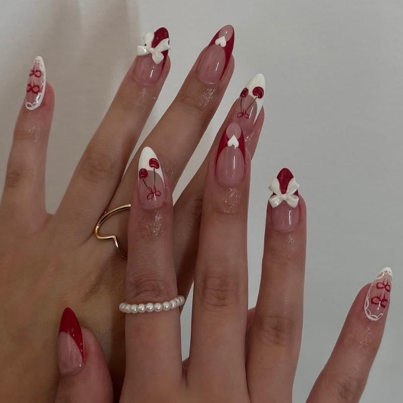 valentine nails design